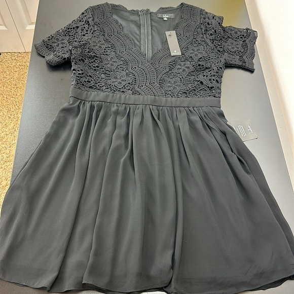 Lulu's “Angel in Disguise” Black Lace Mini Dress - Picture 14 of 14